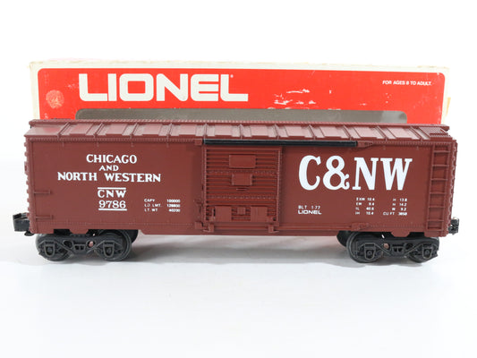 Lionel O 6-9786 Chicago North Western CNW Brown Single Door Boxcar