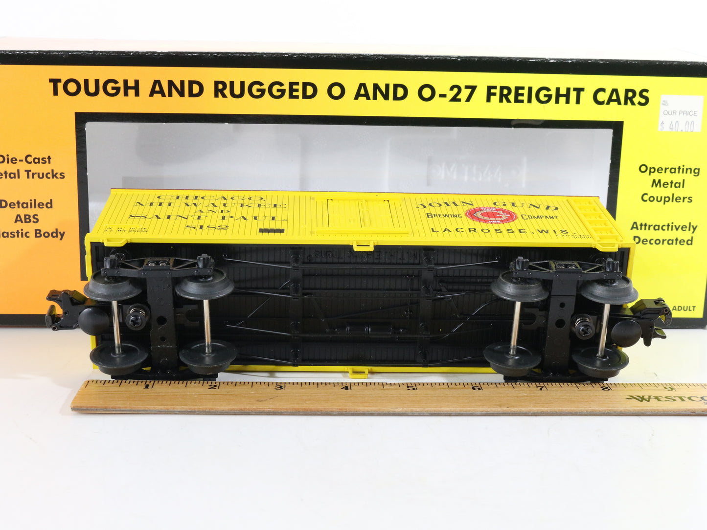 MTH Rail King O 30-7864 Chicago Milwaukee St Paul 8182 34' 19th Century Reefer