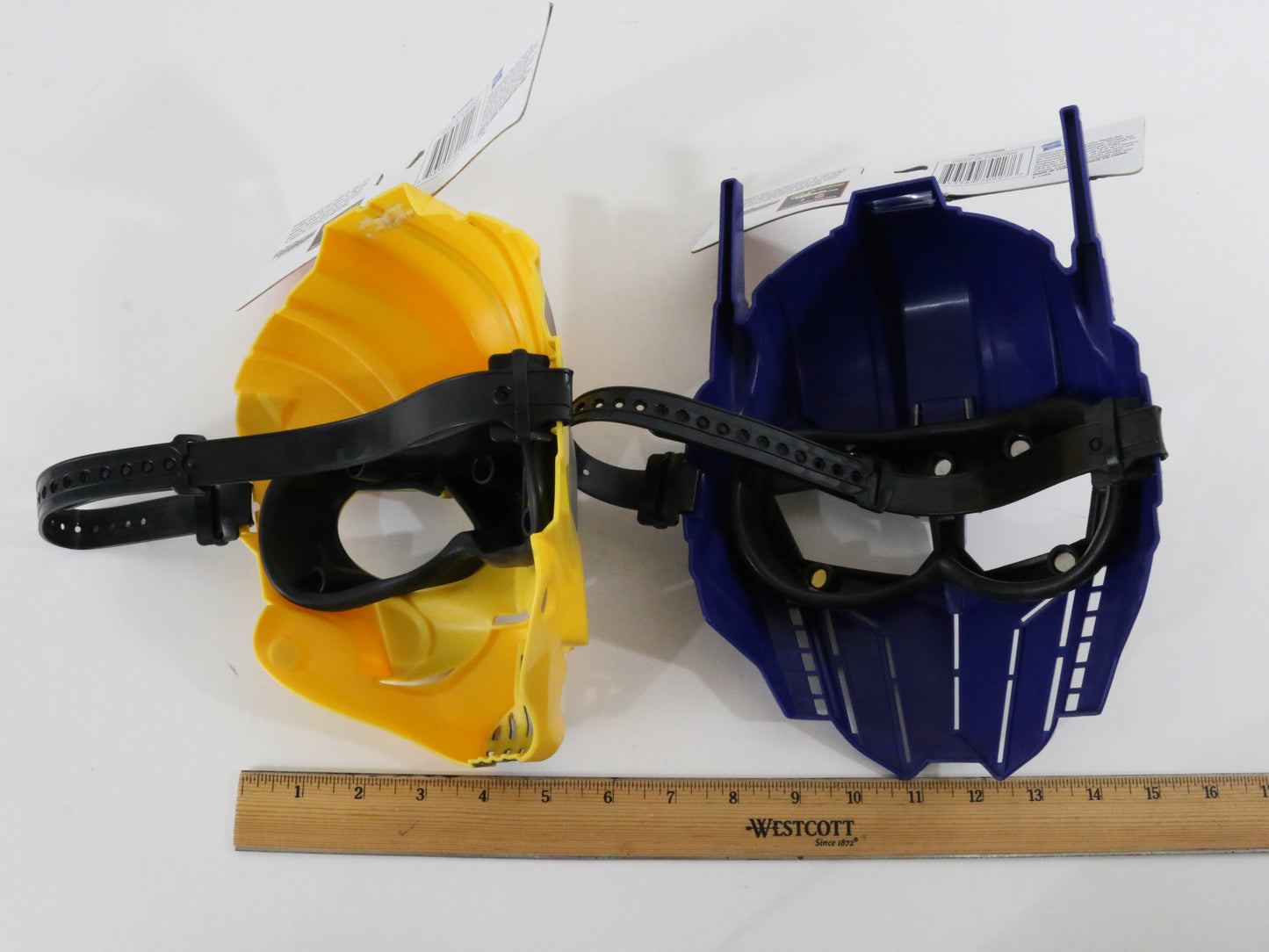 Lot Of 2 Optimus Prime & Bumblebee Battle Masks Autobot Hasbro in Packaging