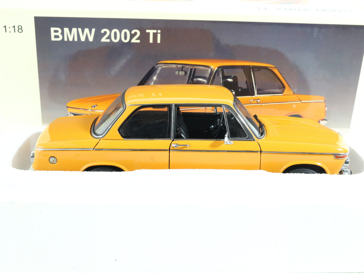 2002 BMW TI Orange Autoart Millennium 1:18 Model Car 70506