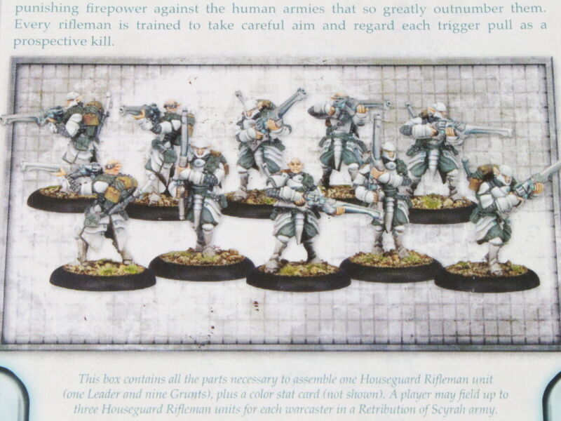 Warmachine Retribution Of Scyrah Houseguard Riflemen Unit PIP35060