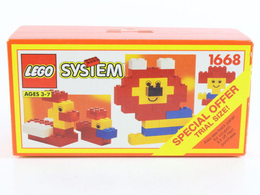 Lego System # 1668 Special Offer Trial Size 1992 Sealed Set