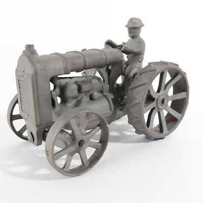 Repainted RECAST Matte Arcade Gray Fordson Cast Iron Tractor Farm Model 5.5"