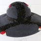 George Zamaul New York Ladies Charcoal Gray Boutique Felt Hat W/ Feathers