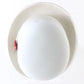 Bailey Mens Felt White Homburg W/ Red And Black Feathers L