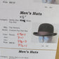 Top Hatters Mens Brown Genuine Fur Felt Classic Derby Hat 6 7/8 55cm
