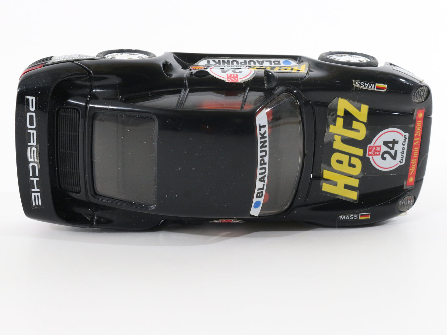 SCX 1:32 Slot Car Porsche 959 Black #24 Hertz