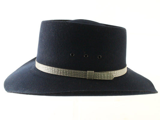 Stetson Billie Mens Navy Blue Wool Felt Vintage Cowboy Hat MULTIPLE SIZES