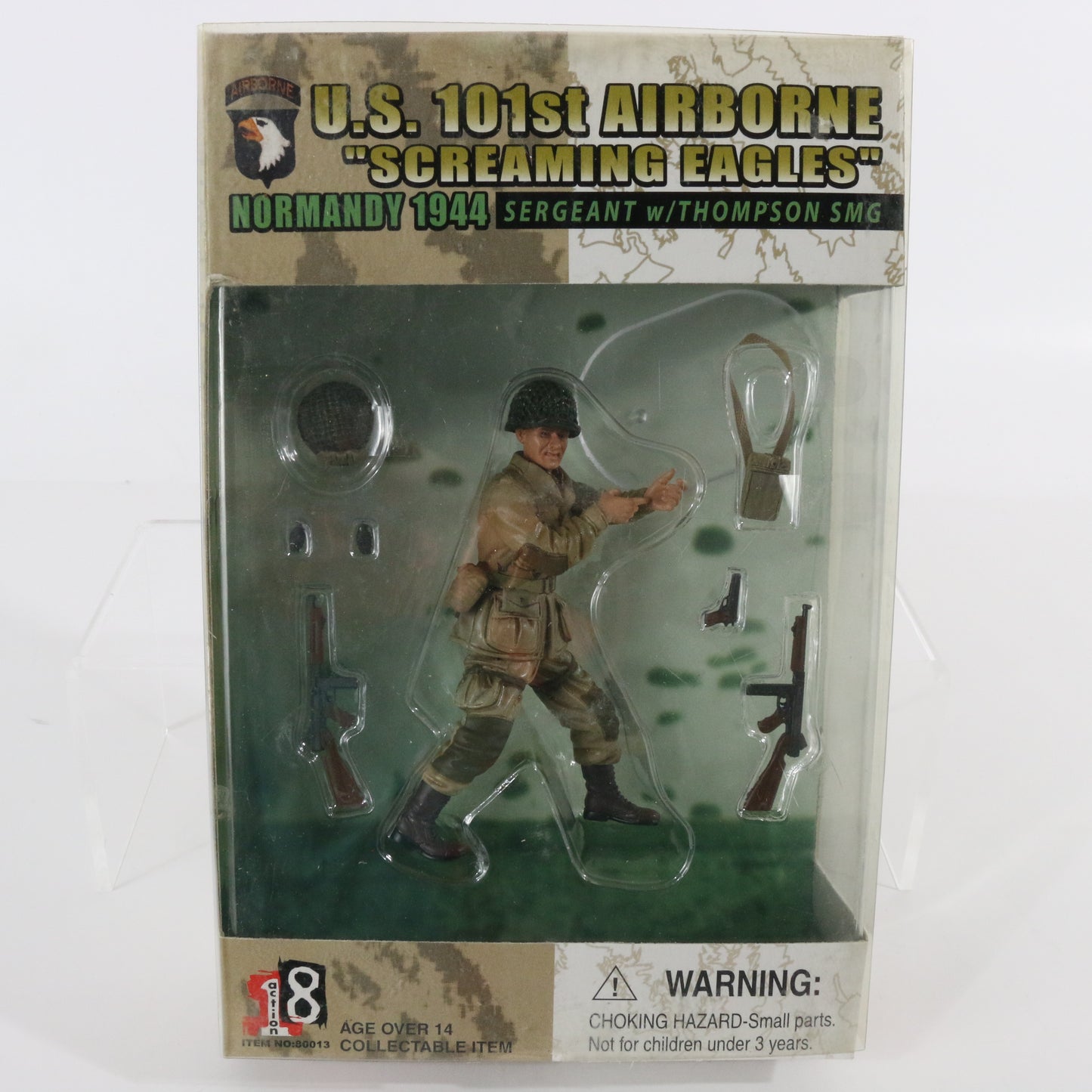 Sergeant Thompson Smg 101st Airborne Normandy 1944 Action 18 1:18 Dragon 80013