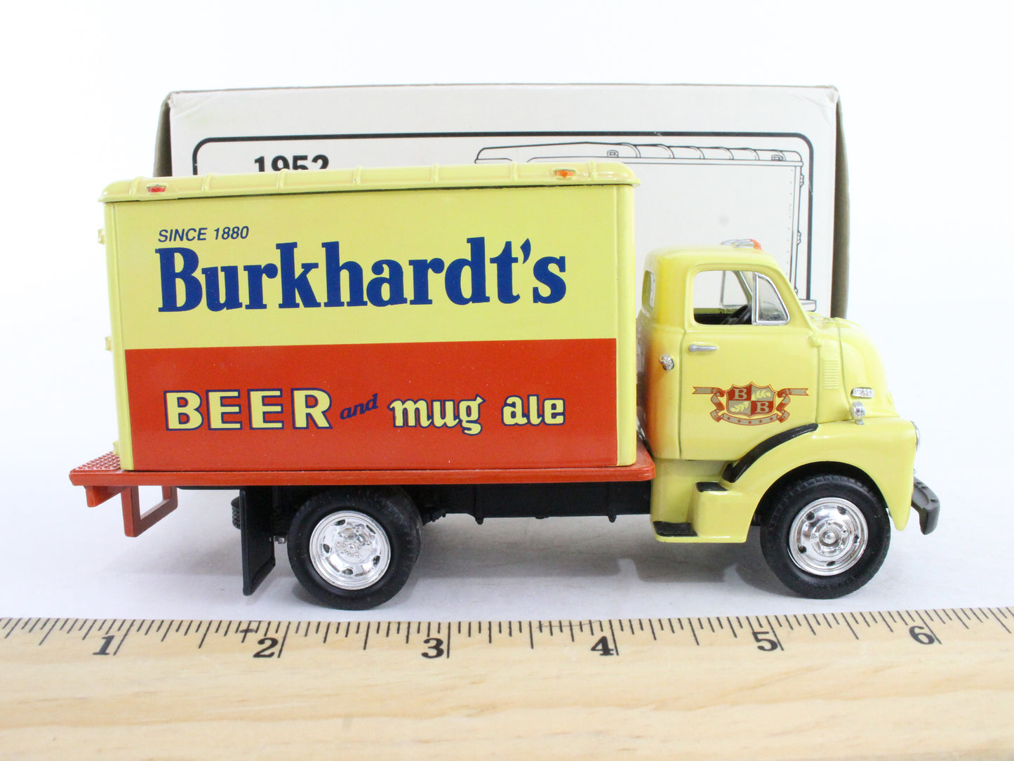 1952 GMC Dry Goods Van Burkhardts Beer First Gear 1:34 Scale Model