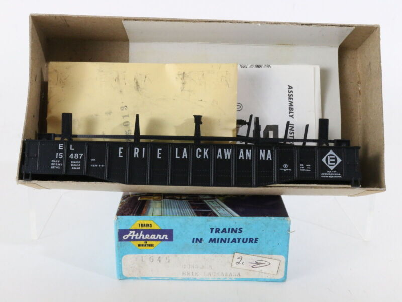 Erie Lackawanna El 15487 Black Gondola Car Athearn HO 1645