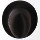 Biltmore President Mens Black Oak Brown Felt Fedora W/ Feather MULTIPLE SIZES