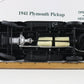 1941 Plymouth Pickup Truck Green Danbury Mint 1:24 Model Car