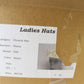Diana Ladies White Boutique Hat W/ Flowers And Sequins 6 1/2 52cm