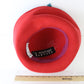 B Michael New York Ladies Elegant Couture Red Dragon Wool Felt Hat 7 56cm