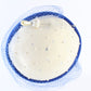 Mr John Classic Ladies Boutique White and Blue Wool Felt Hat 7 1/8 57cm