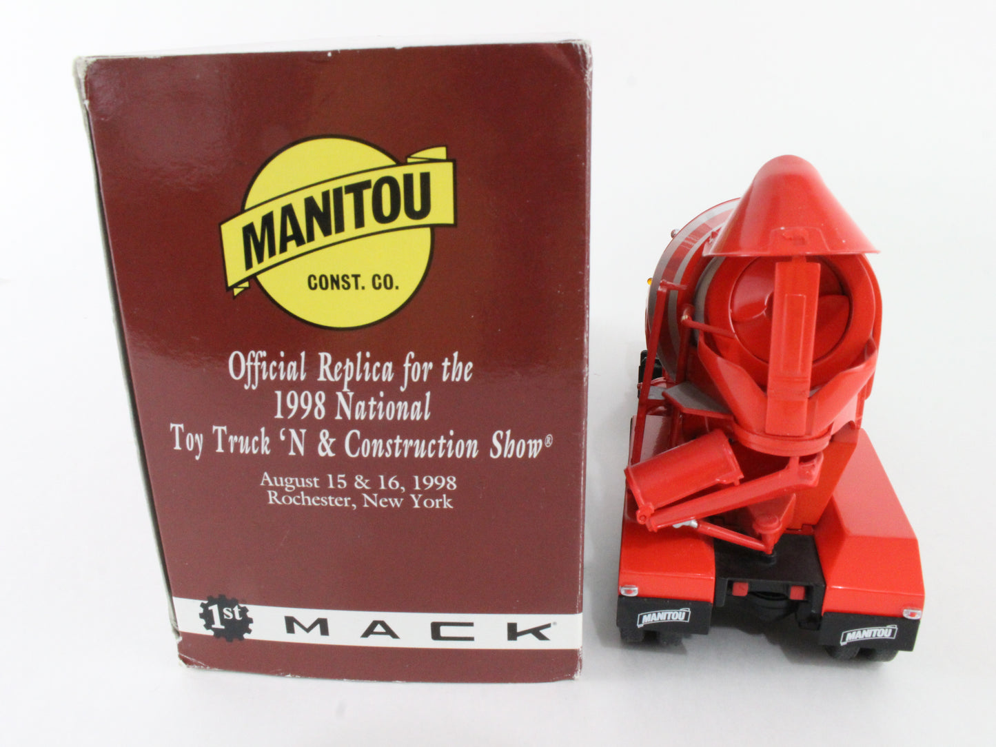 Mack R-Model Mixer Manitou First Gear 1:34 Model 19-2260