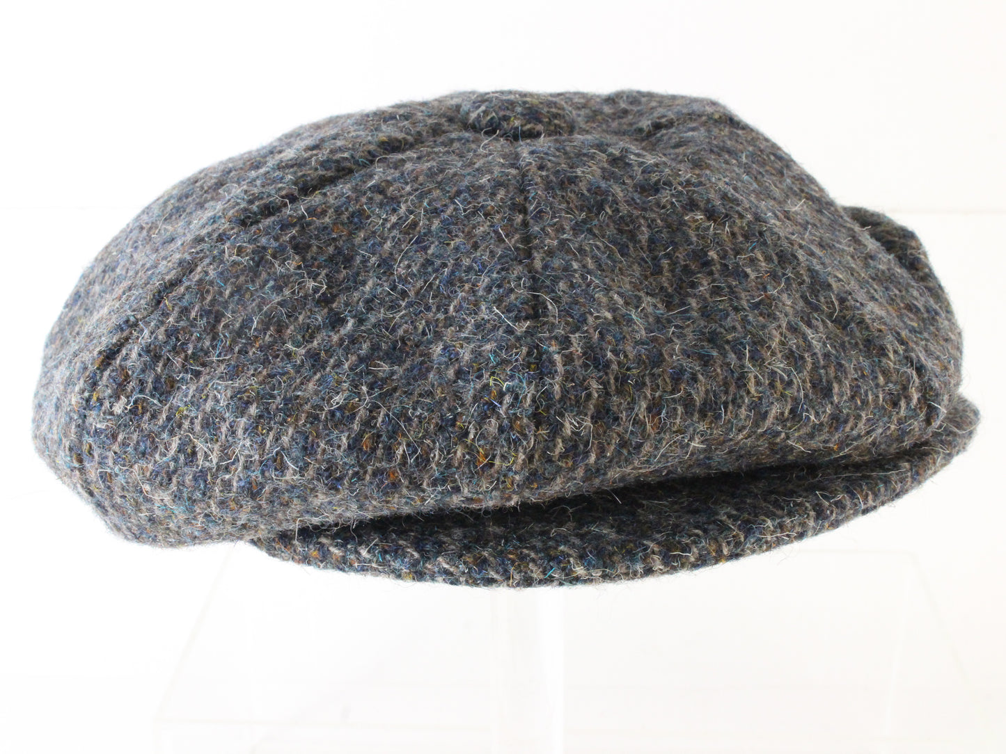 Biltmore Mens Blue Grey Mix Scally Cap Wool Newsboy Ivy Cap MULTIPLE SIZES