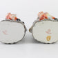 Vintage Red Pixie Elf Ceramic Planter Lot Of 2 Occupied Japan 4.5 In