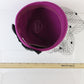 Georgie Ladies Elegant Boutique Purple Wool Felt Hat W/ Flowers 6 3/4 54cm
