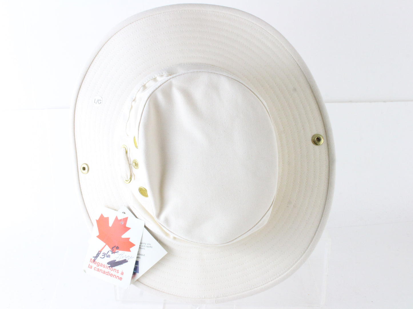 Biltmore Ladies Off White Australian Outback Cotton Hat MULTIPLE SIZES CANADA