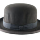 Top Hatters Mens Brown Genuine Fur Felt Classic Derby Hat 6 7/8 55cm
