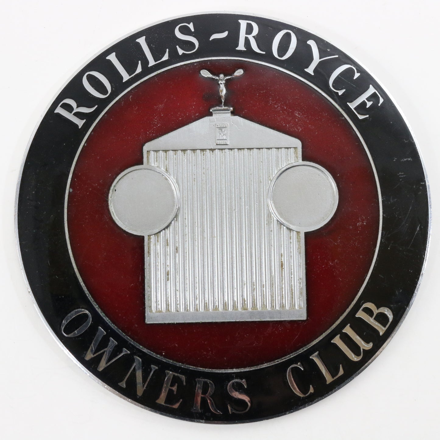 Rolls Royce Owners Club RROC EARLY Original Automobile Emblem Badge