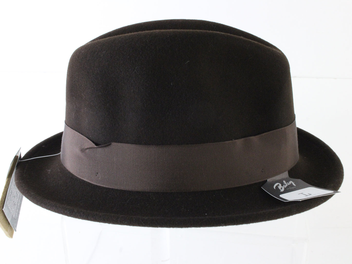 Bailey of Hollywood Mens Brown Felt Water Resistant Fedora W/ Pin MULTIPLE SIZES