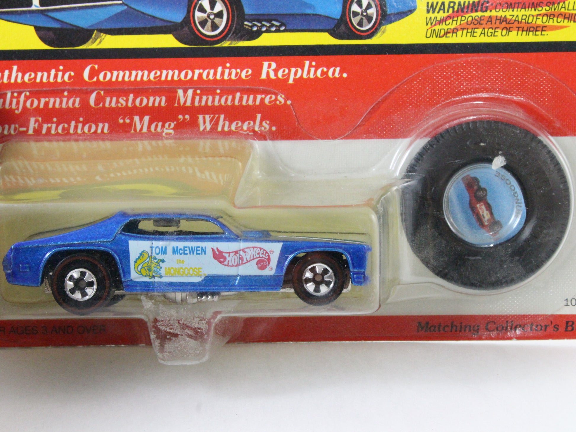 Hot Wheels 1993 Vintage Collection Series #2 Mongoose Mcewen 10783 1:64 Signed