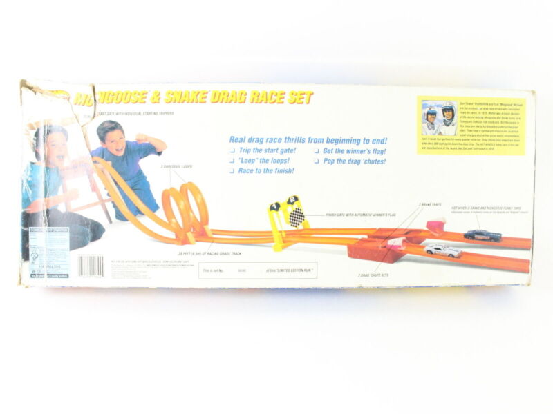 Hot Wheels 25th Anniversary Mongoose And Snake Drag Race Set 11644