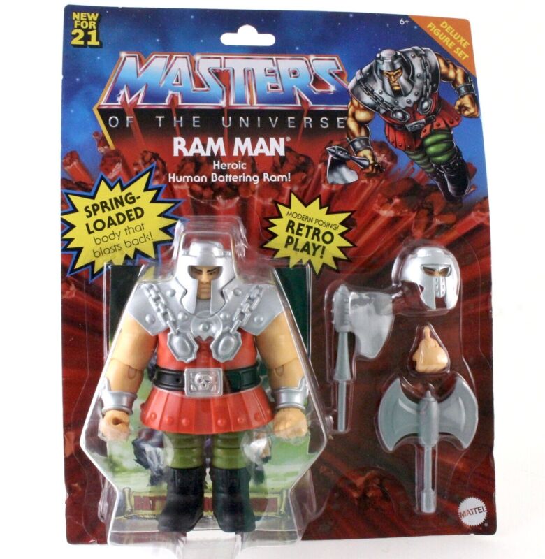 Ram Man Heroic Human Battering Ram Masters Of The Universe MOTU 2021 Retro