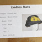 Marzi of Italy Ladies Black Handmade Boutique Hat W/ Sunflowers 6 7/8 55cm