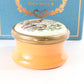Bilston & Battersea Halcyon Days Owl Design Apricot Enamel Box