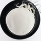 Marzi Italy Black & White Ladies Boutique Hat Felt 7 1/8 57cm