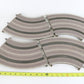 Lot Of 20 Straight & Curved Tin Metal Slot Car Track 10.5��� Early Faller AMS?