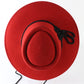 Jack Mcconnell New York Ladies Red Straw Hat W/ Rhinestones 7 1/4 58cm