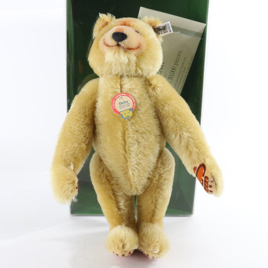 STEIFF Jointed Dicky Teddy Bear Limited Character Face 1930 Replica Animal