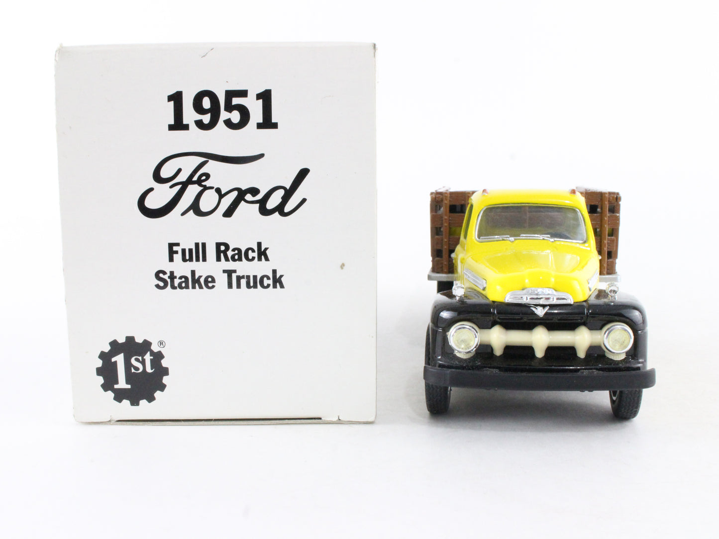 1951 Ford F-6 Full Rack Stake Truck Penzoil First Gear 1:34 Scale Model 19-1097