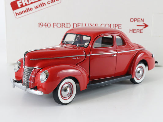 1940 Ford Deluxe Coupe Danbury Mint Red Model