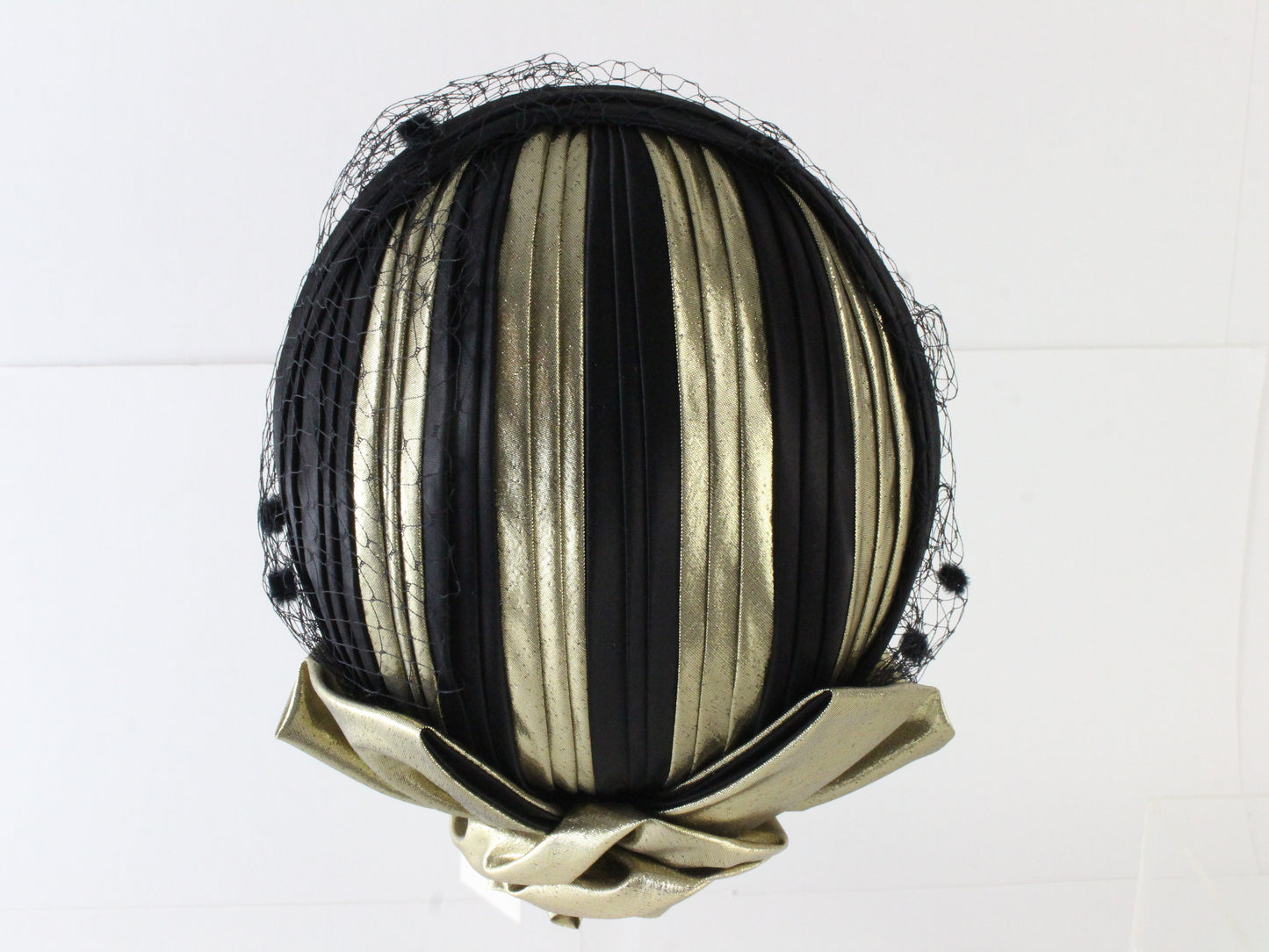 Joe Bill Miller Ladies Black and Gold Boutique Hat W/ Bow MULTIPLE SIZES