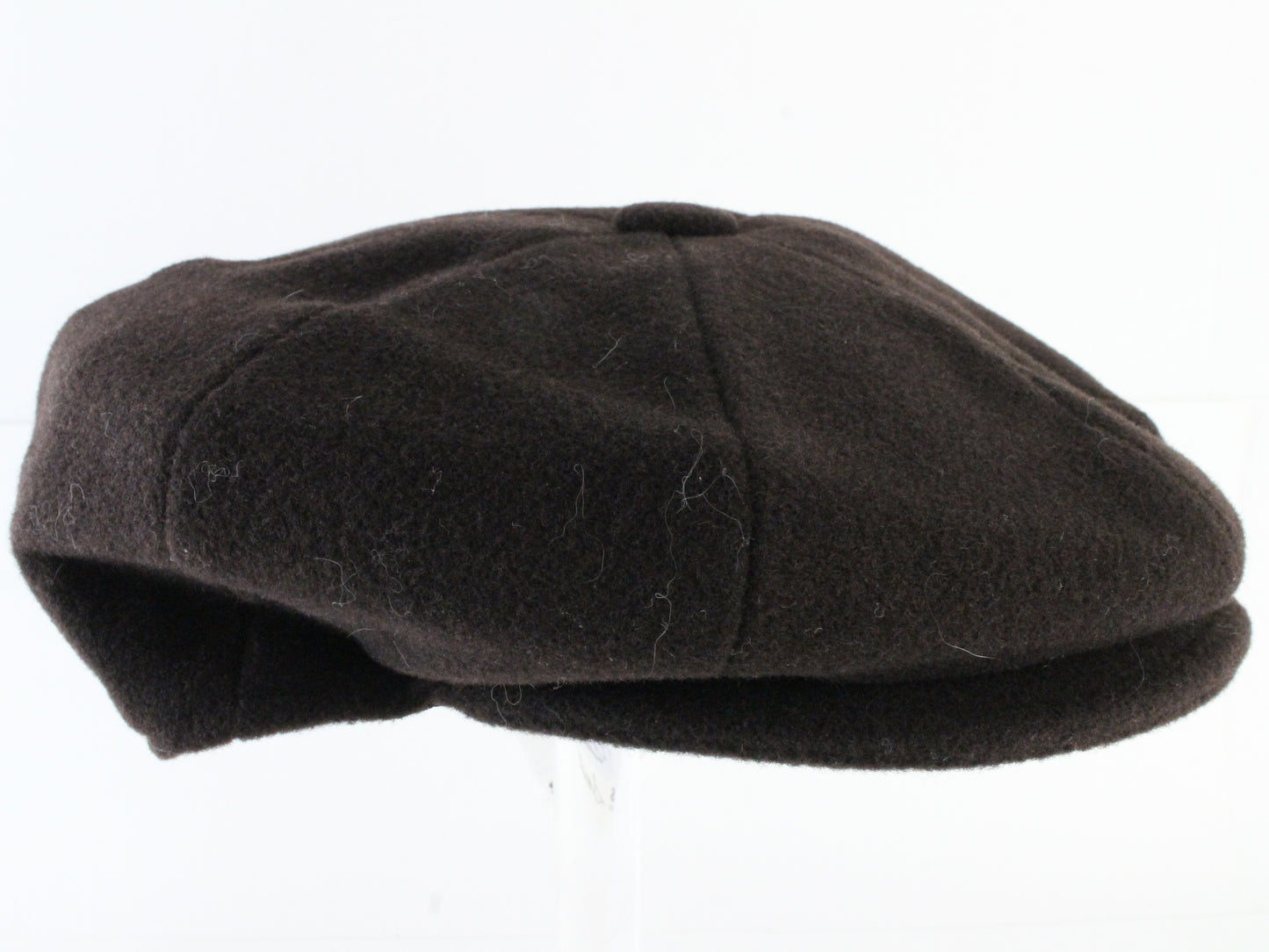 Bailey Mens Vintage Brown Wool Blend Felt Eight Quarter Cap S