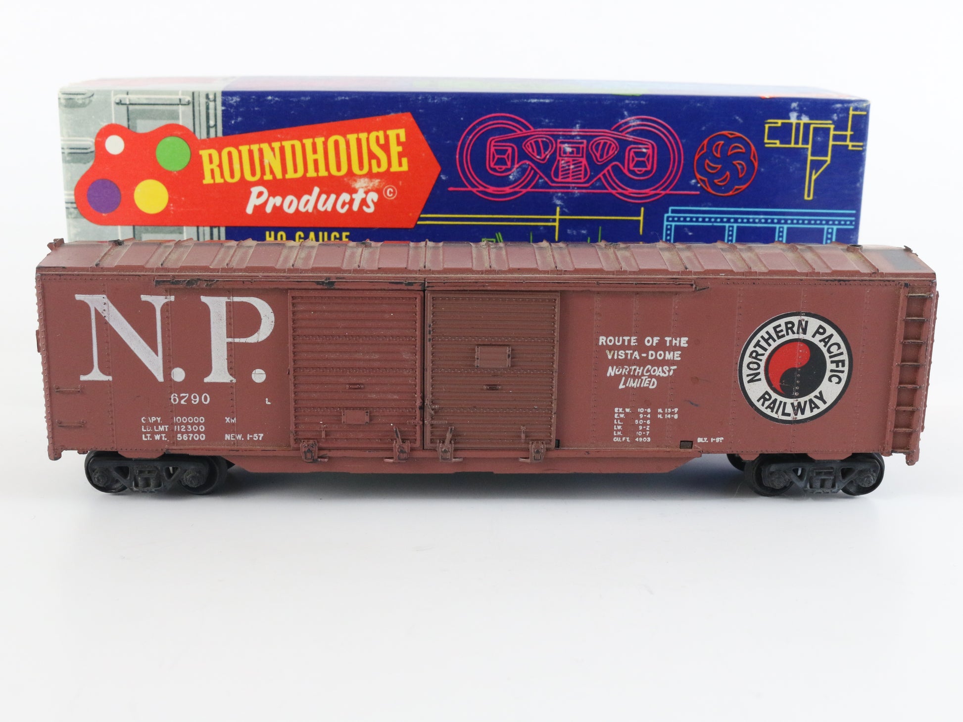 Northern Pacific Double Door Boxcar Athearn HO