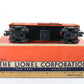 Lionel O Postwar 3656 Orange Operating Cattle Car W/ Box & Stockyard + COWS