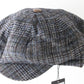 Borsalino Mens Blue Purple Mix Wool Blend Newsboy Sport Cap MULTIPLE SIZES