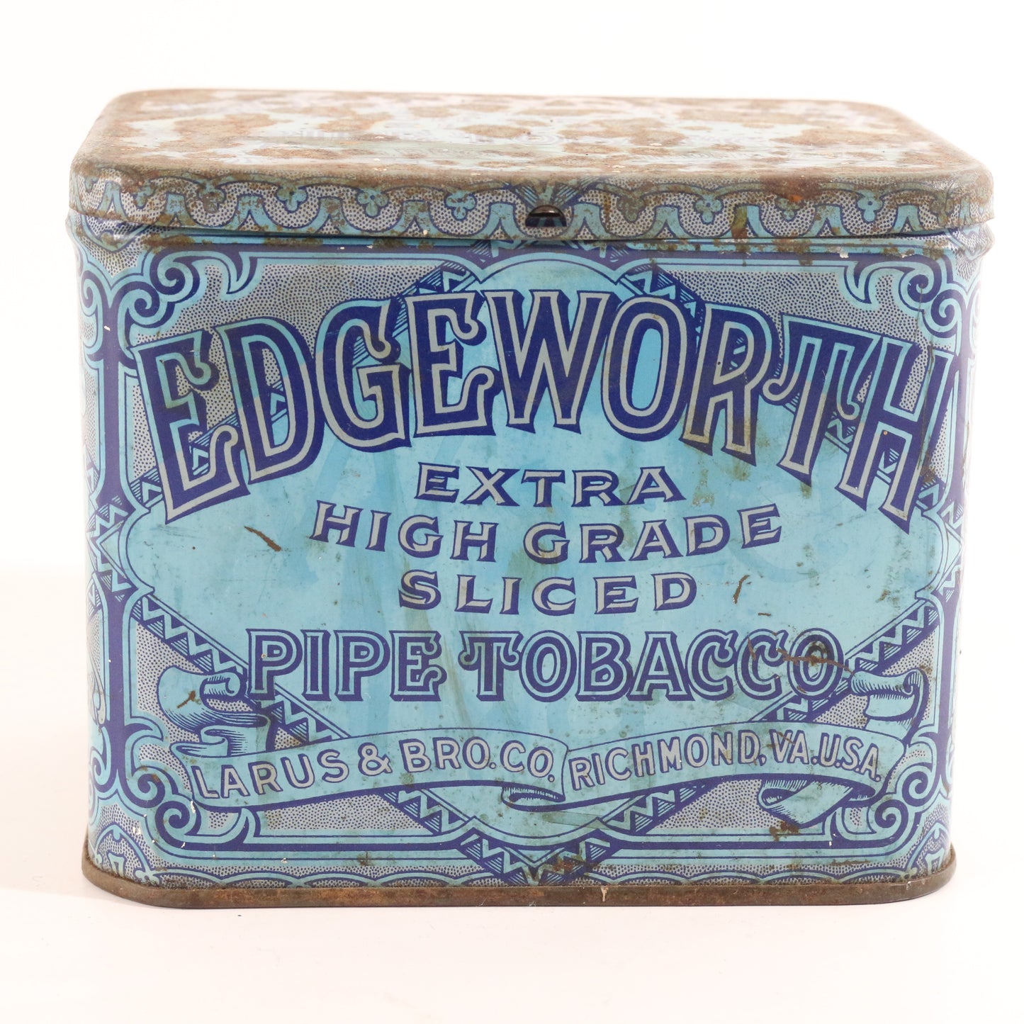 Edgeworth Pipe Tobacco High Grade Sliced Vintage Metal Can Container