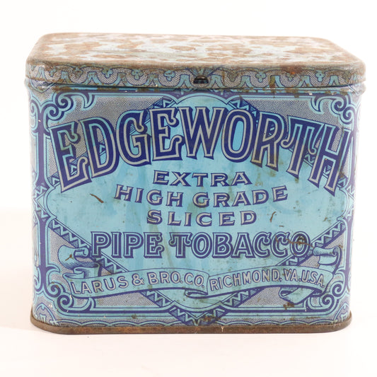 Edgeworth Pipe Tobacco High Grade Sliced Vintage Metal Can Container