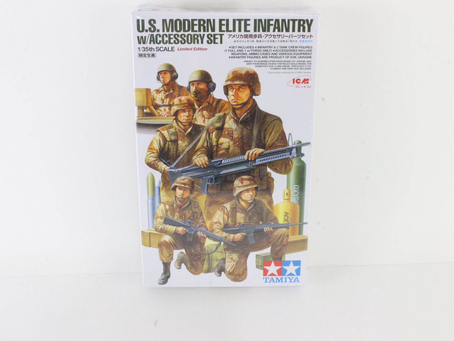 US Modern Elite Infantry W/ Accessory Set Tamiya 1:35 Model Kit 98772 1800