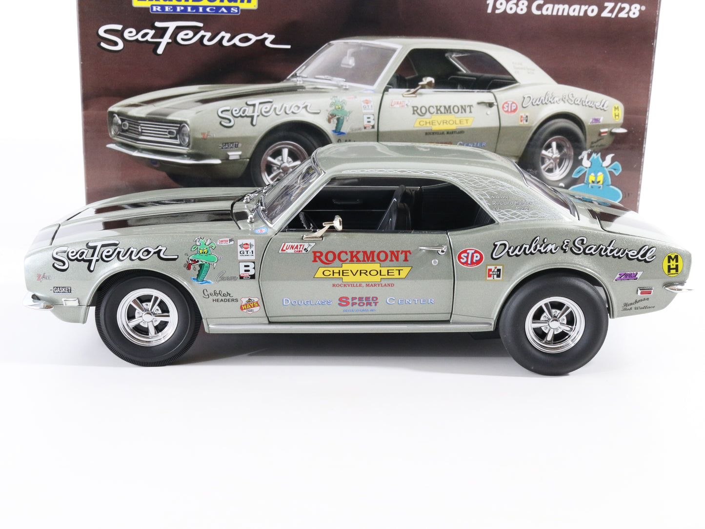 Sea Terror 1968 Chevy Camaro Z28 Exact Detail Replicas 1:18 Model Car