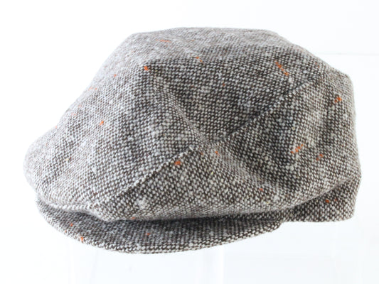 Biltmore Mens Brown Mix Scally Cap Ivy Cap Newsboy MULTIPLE SIZES