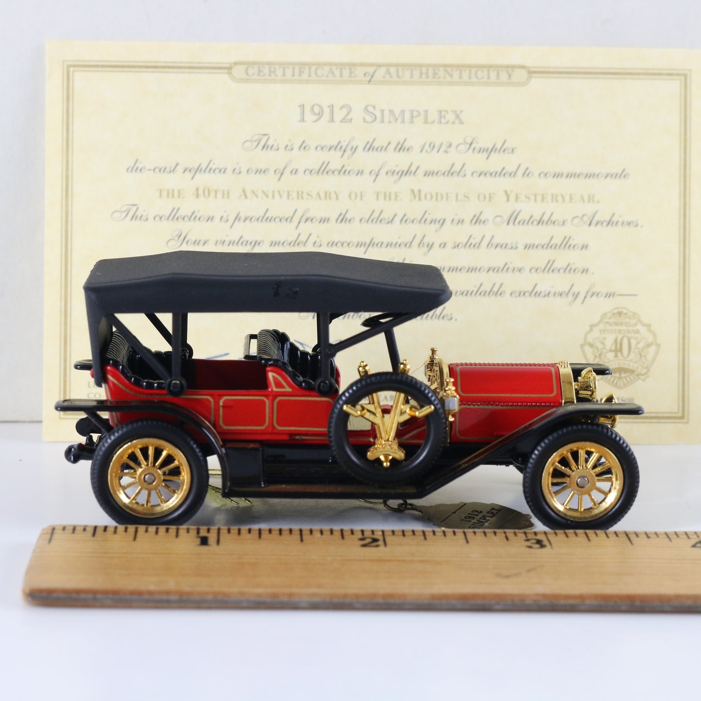 1912 Simplex 40th Models Of Yesteryear Matchbox 1:43 Model Car Yms08-m